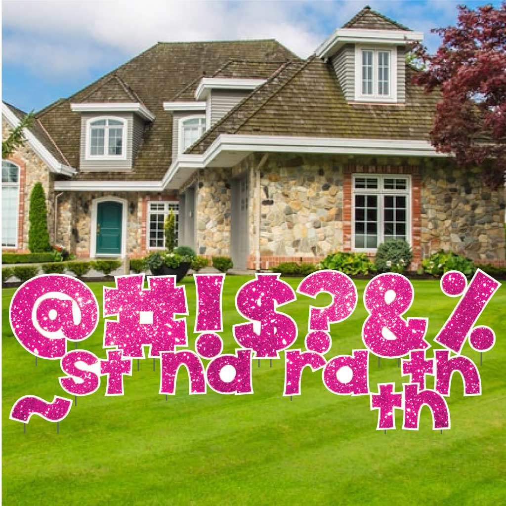 KG The Last Time 22.75" Sparkle Special Characters Yard Letters 16 pc Set - Image 12