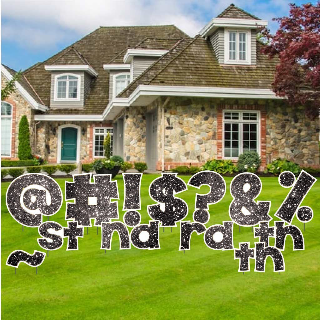 KG The Last Time 22.75" Sparkle Special Characters Yard Letters 16 pc Set - Image 7
