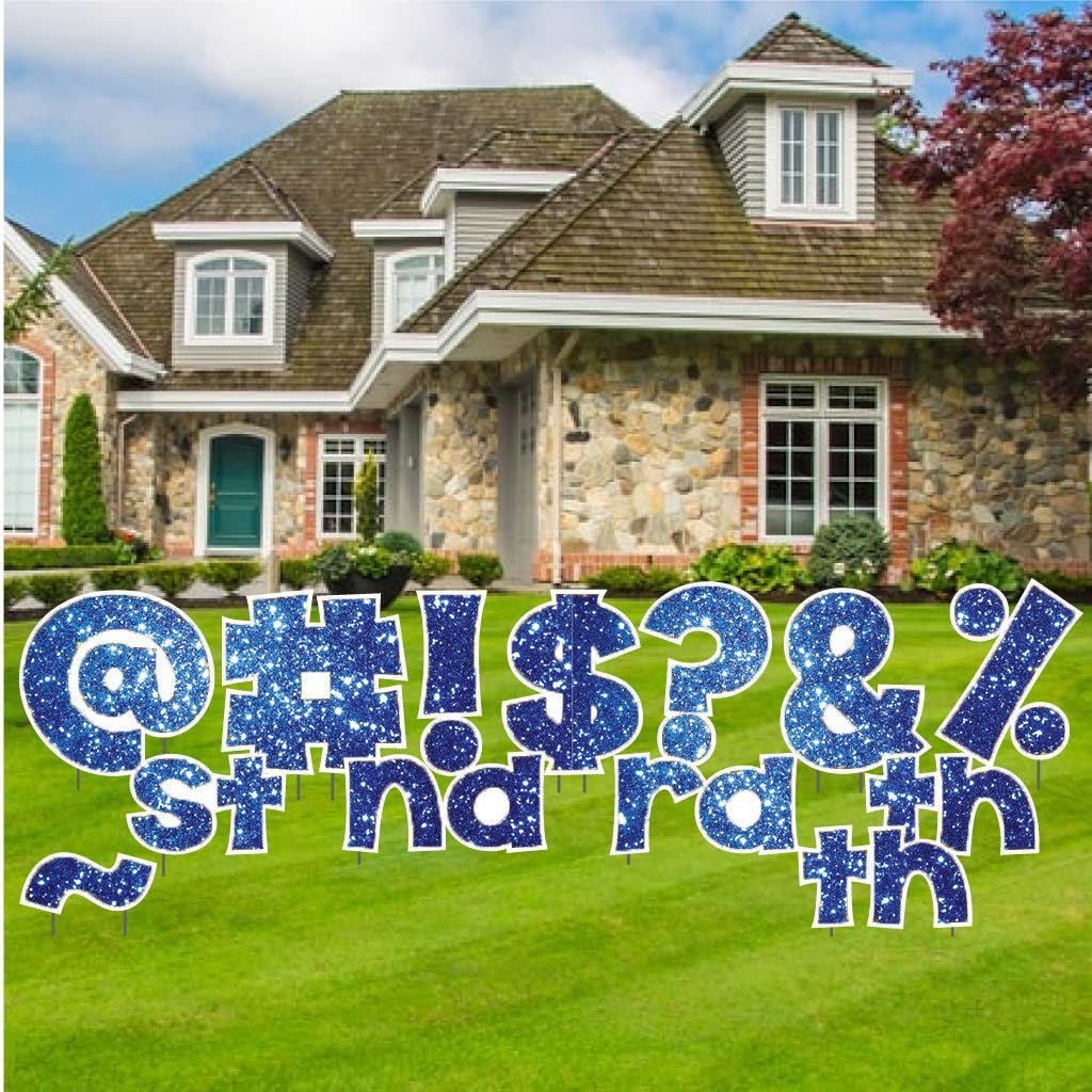 KG The Last Time 22.75" Sparkle Special Characters Yard Letters 16 pc Set - Image 8