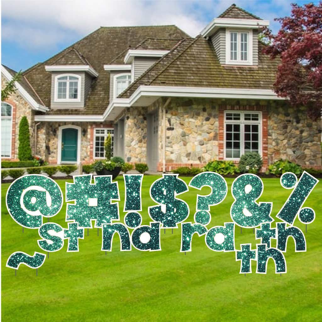 KG The Last Time 22.75" Sparkle Special Characters Yard Letters 16 pc Set - Image 9