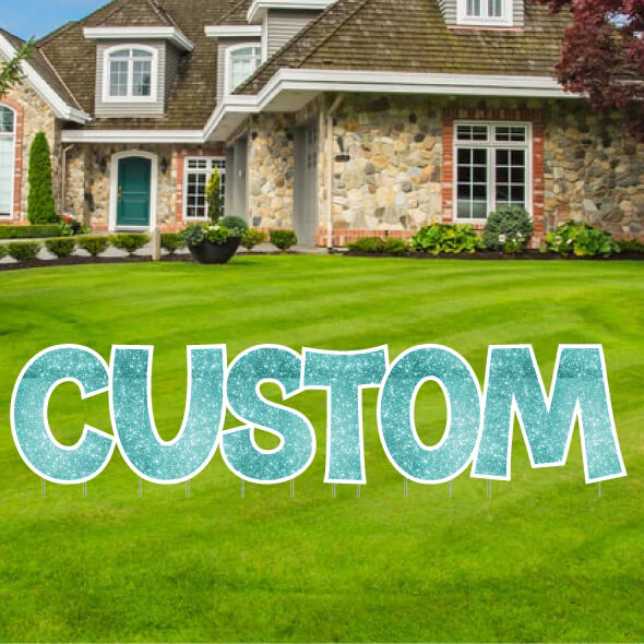 Custom Yard Letters | KG The Last Time | Sparkle Fill - Image 7