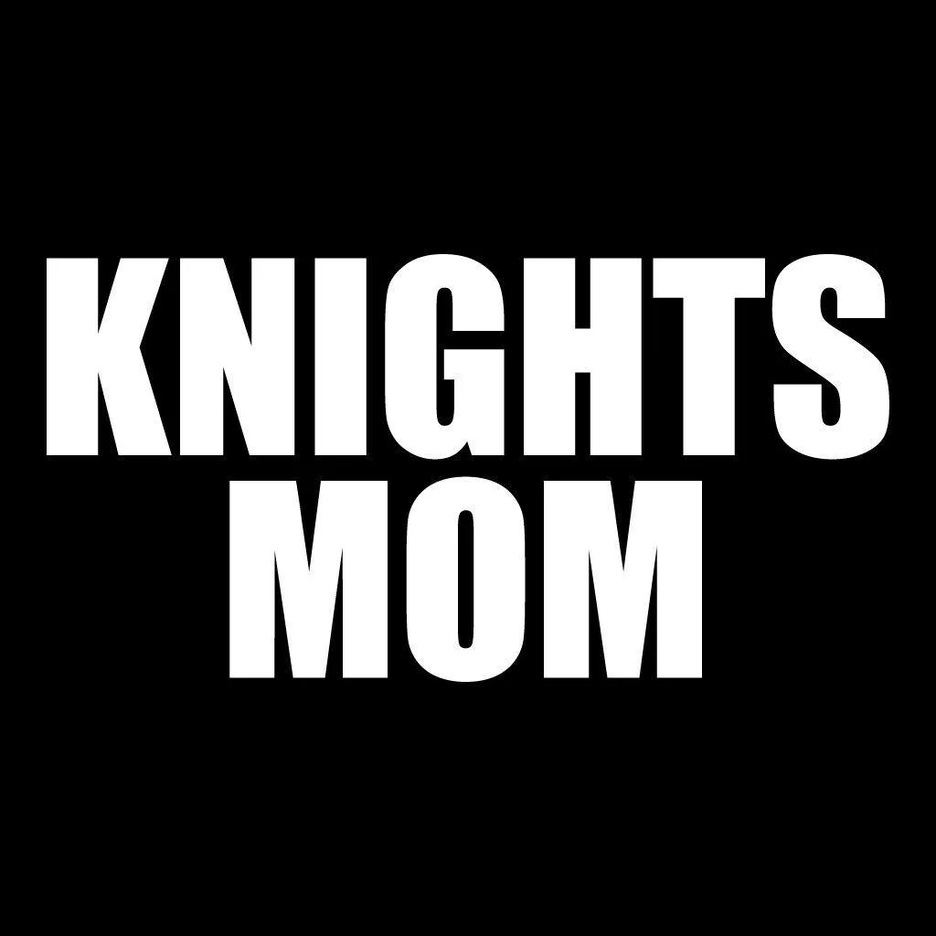 Knights Mom Black Folding Camping Chair - Image 2