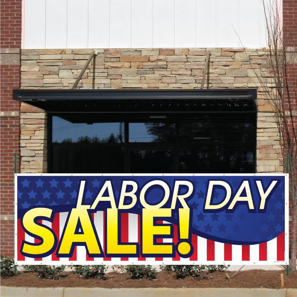 Labor Day Sale! Vinyl Banner