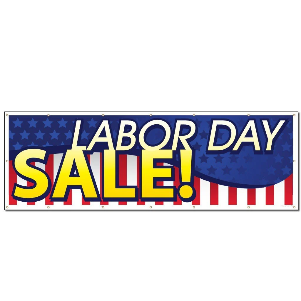 Labor Day Sale! Vinyl Banner - Image 2