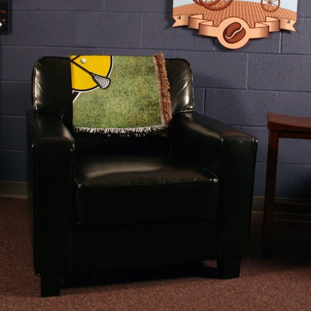 Lacrosse Dad Woven Blanket - Image 2