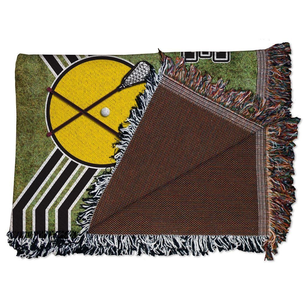 Lacrosse Dad Woven Blanket - Image 3