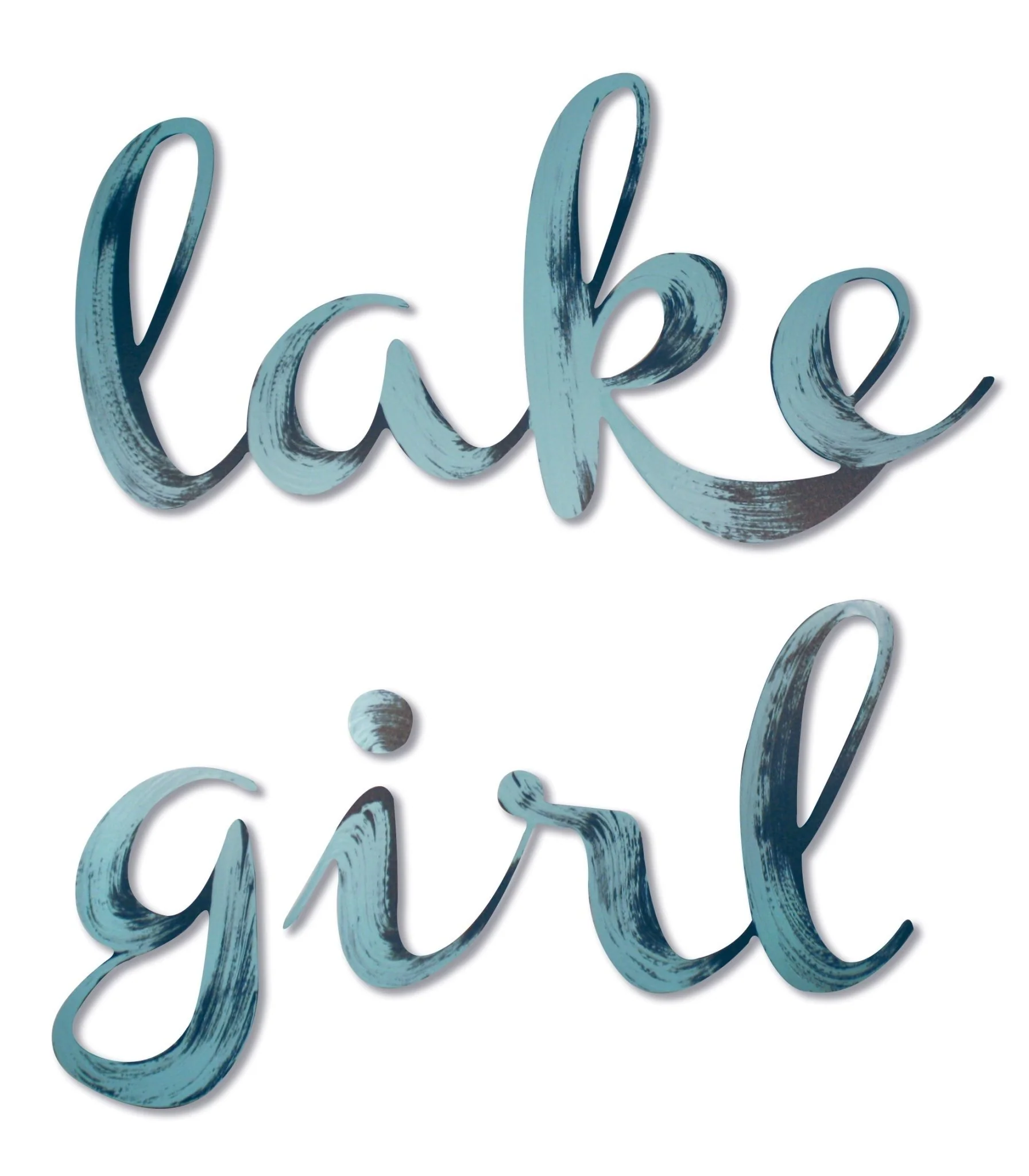 Lake Girl Hand Painted Home Decor - Image 2