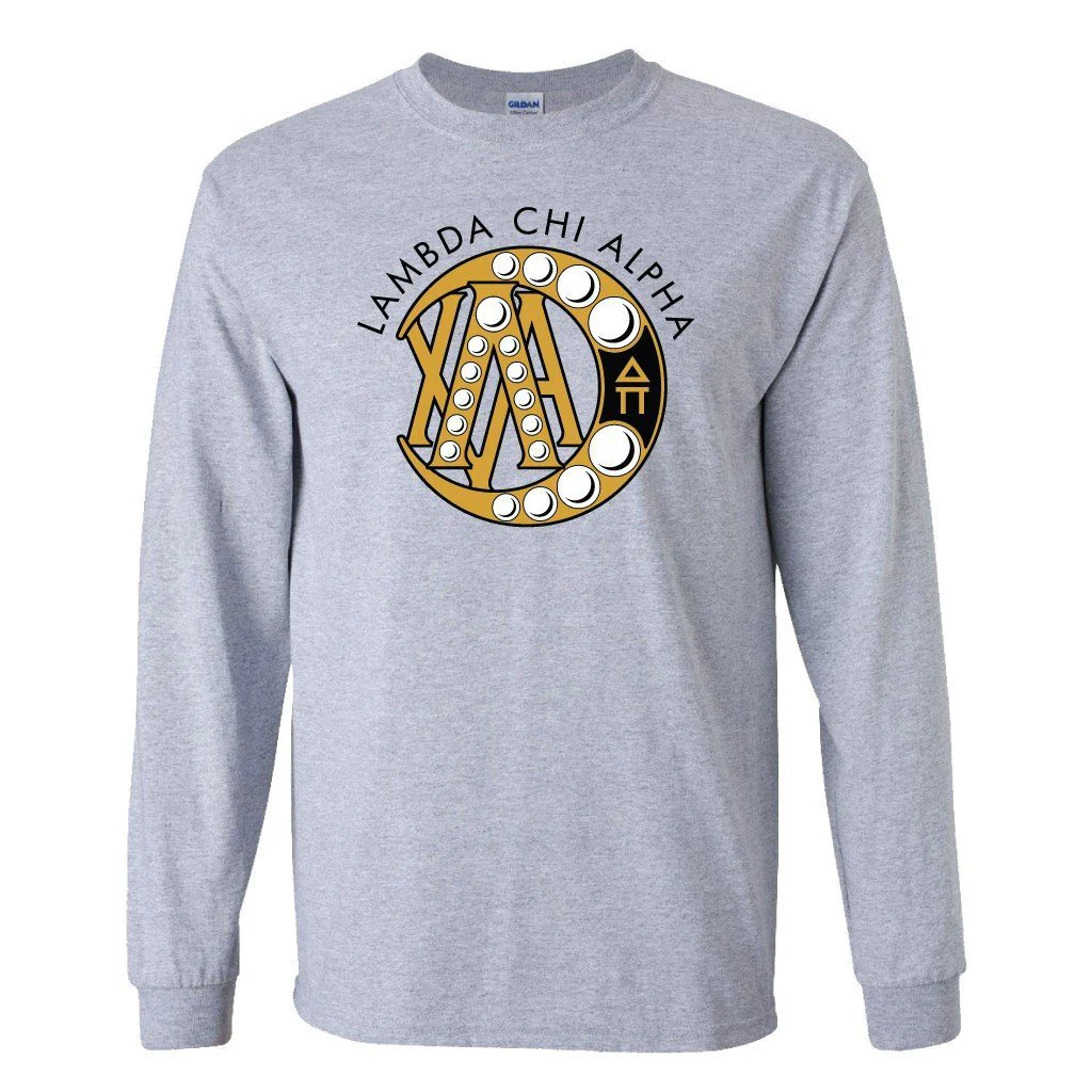 Lambda Chi Alpha Badge Long Sleeve T-shirt - Image 2