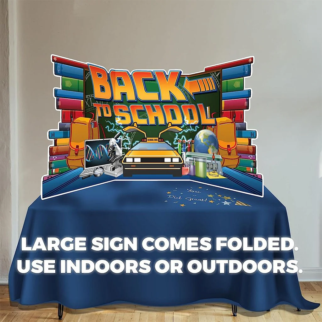 Oversized Back To School Yard Sign - 7 pc set - Image 3