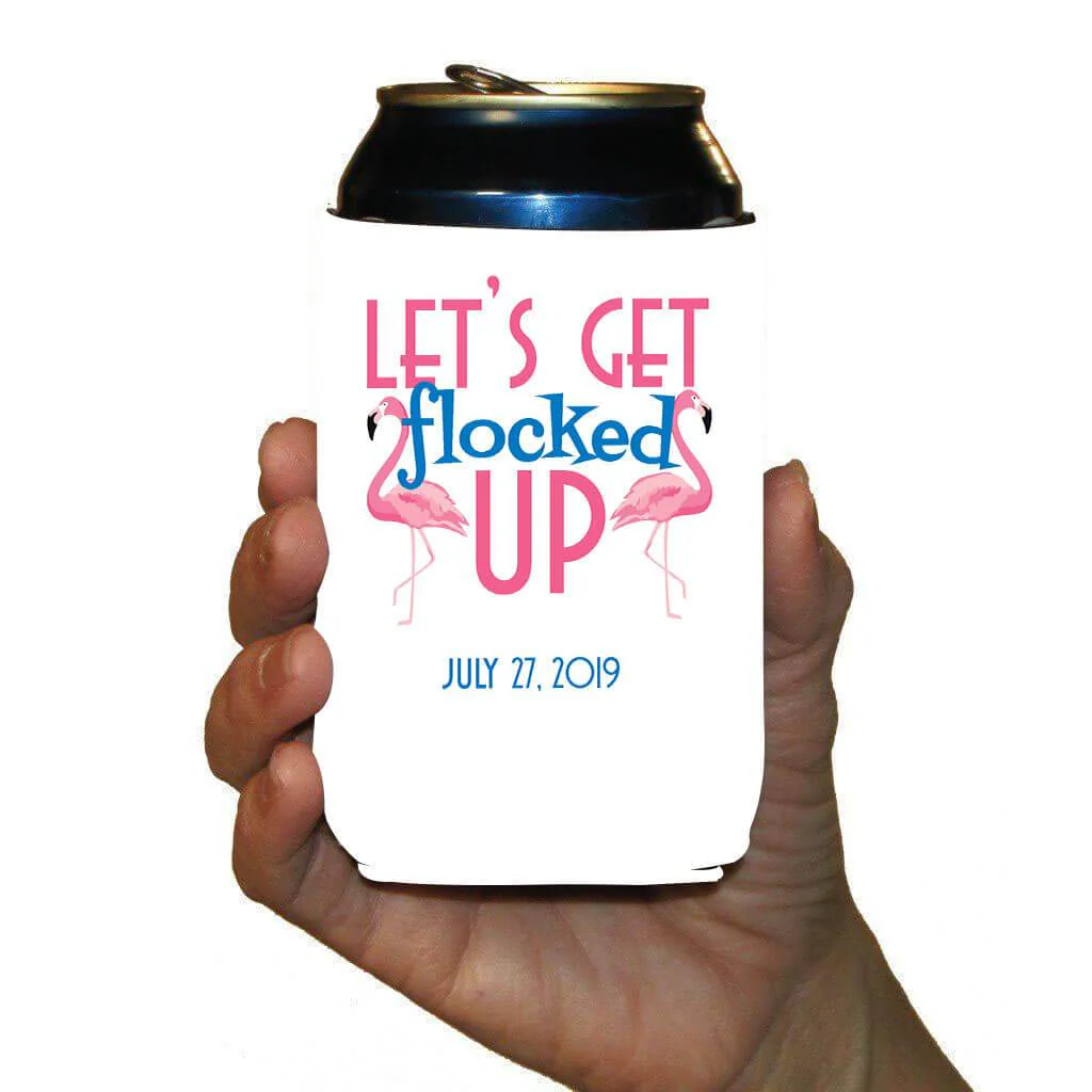 Last Flamingle Bachelorette Party Custom Can Cooler Set - Image 3