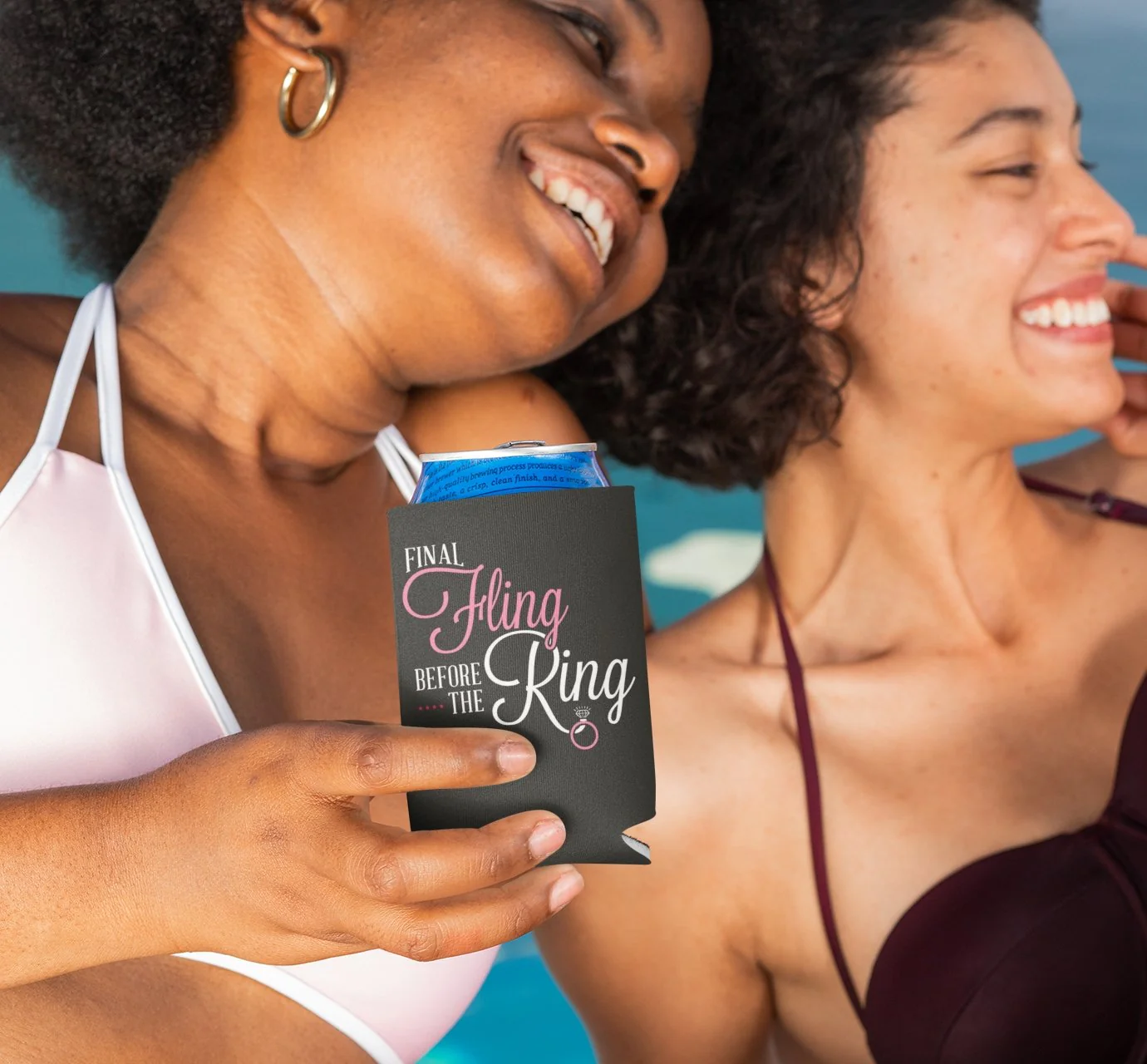 Black Final Fling Before the Ring Bachelorette Party Can Coolers Pack