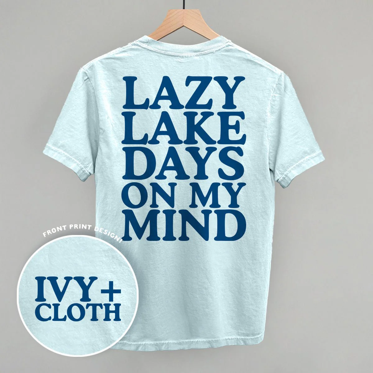 Lazy Lake Days (Back Print) Tee - Image 3
