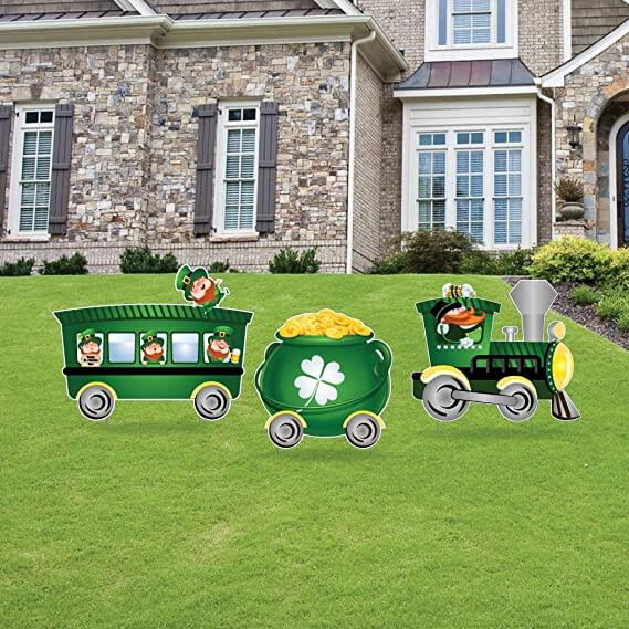 Leprechaun Express Train Yard Decoration