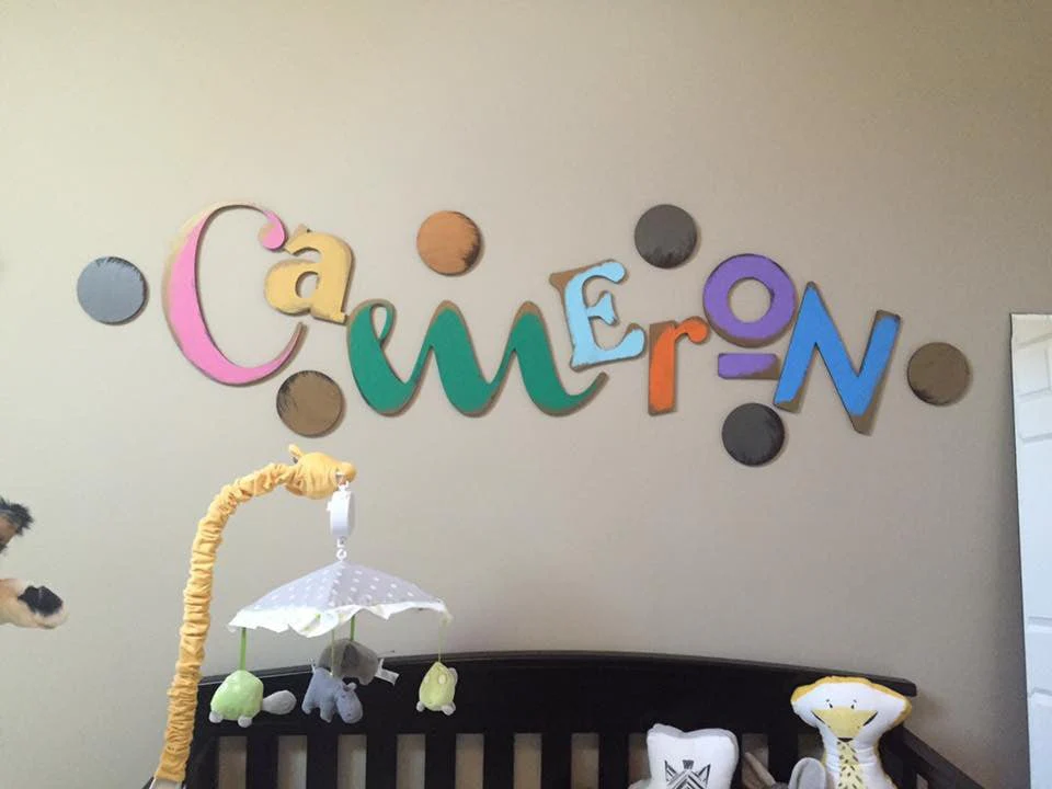 Decorative Looney Alphabet Letters Wall Art - Image 2