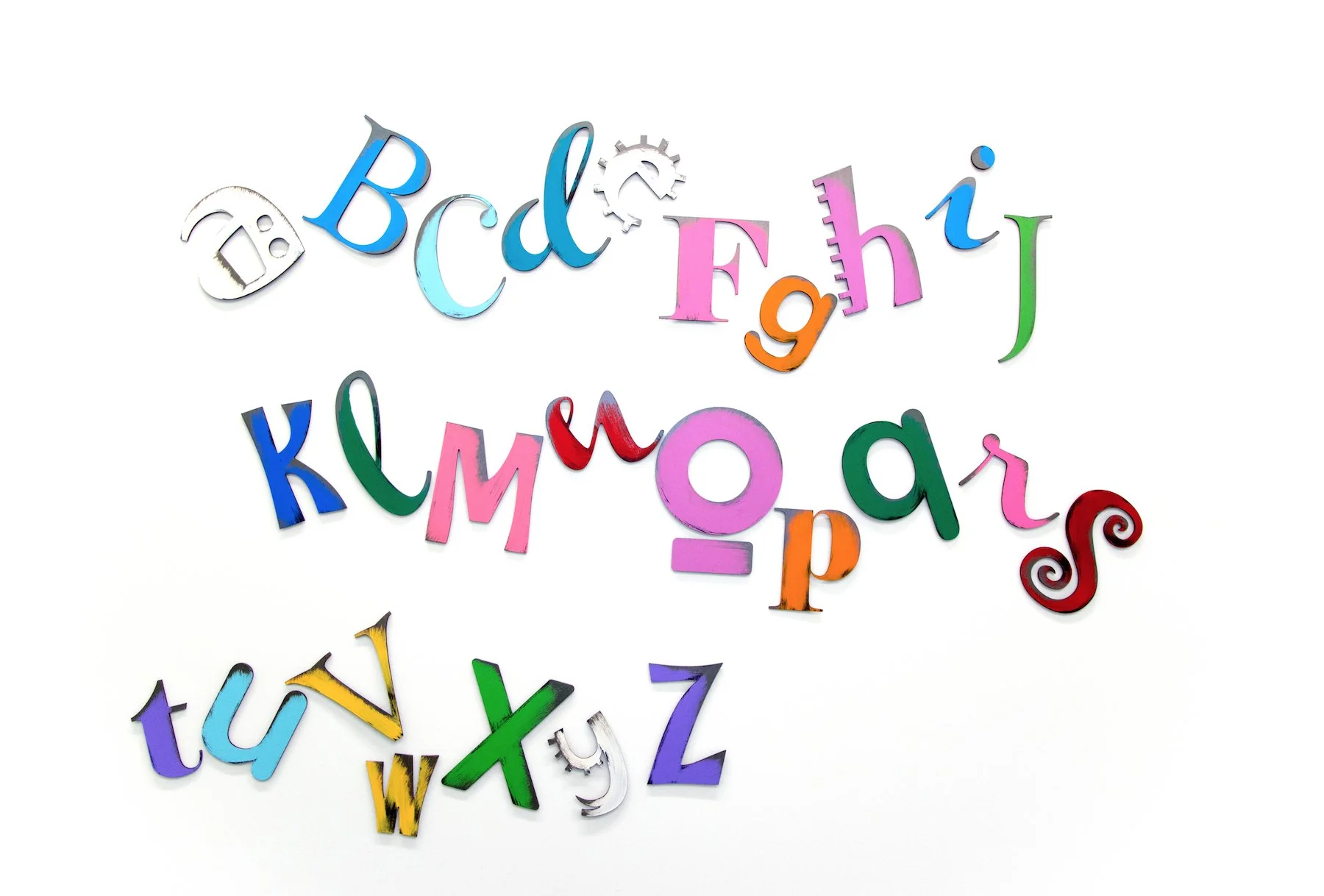 Decorative Looney Alphabet Letters Wall Art - Image 3