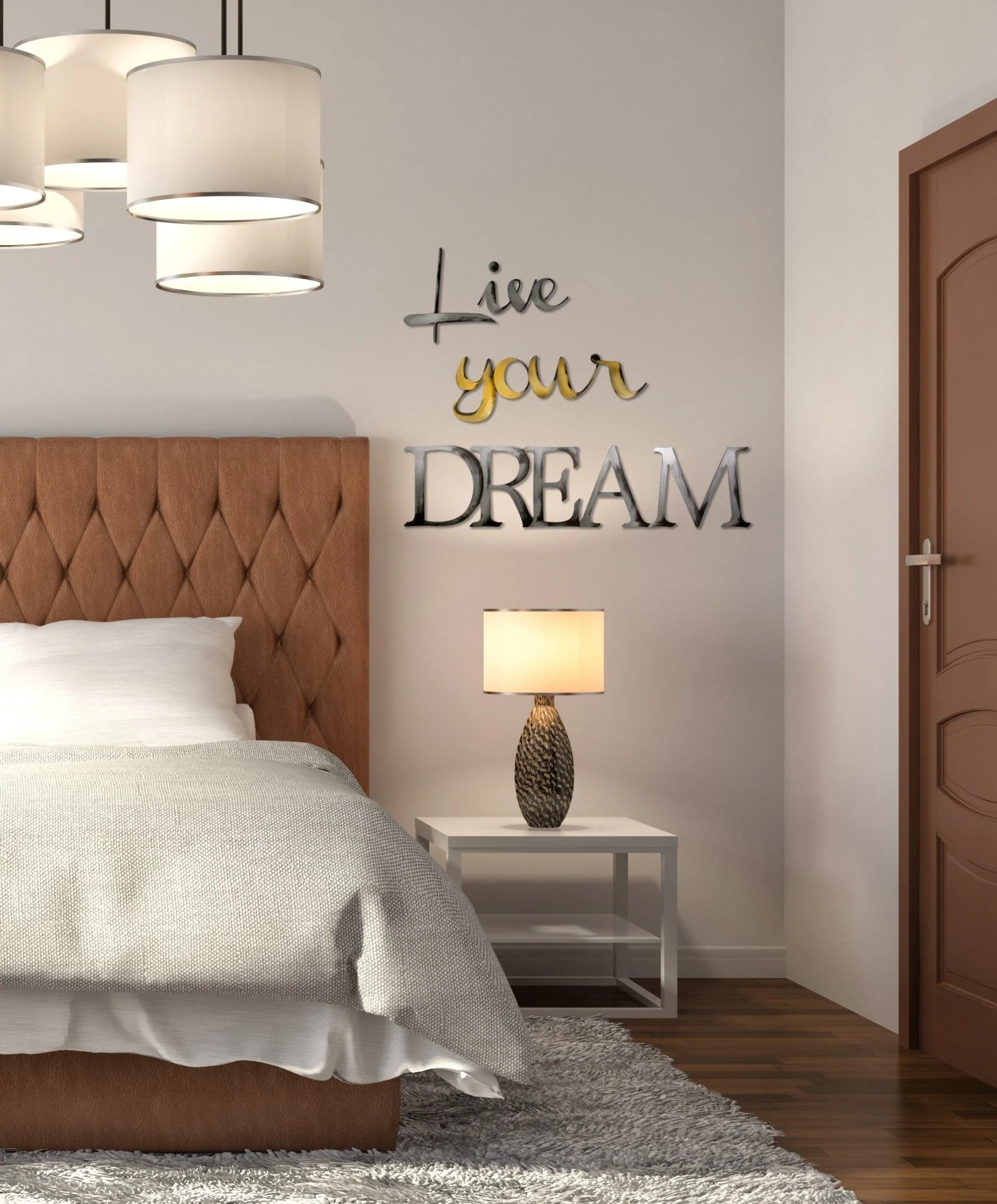 Live your DREAM Hand Painted Wall Quote