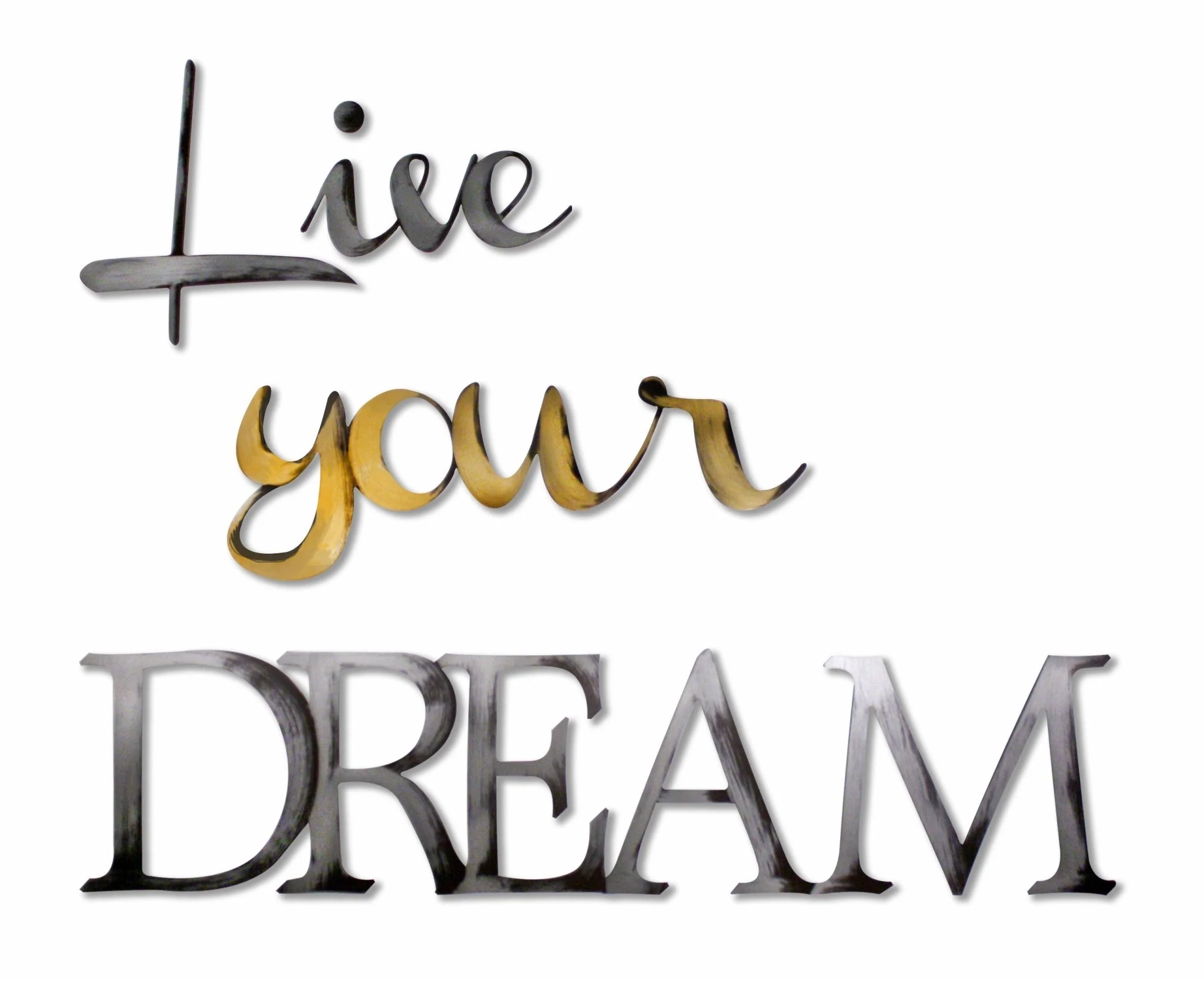 Live your DREAM Hand Painted Wall Quote - Image 2