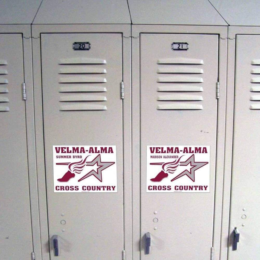 Custom 6"x8" Rectangular School Locker Magnets