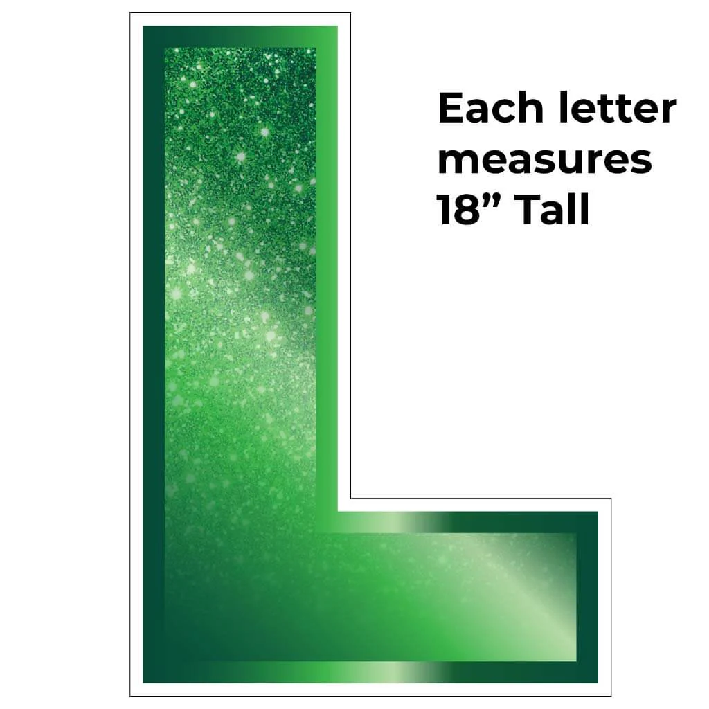 Luck of the Irish St. Patrick's Day Yard Sign Letters | 12 pc set - Image 3