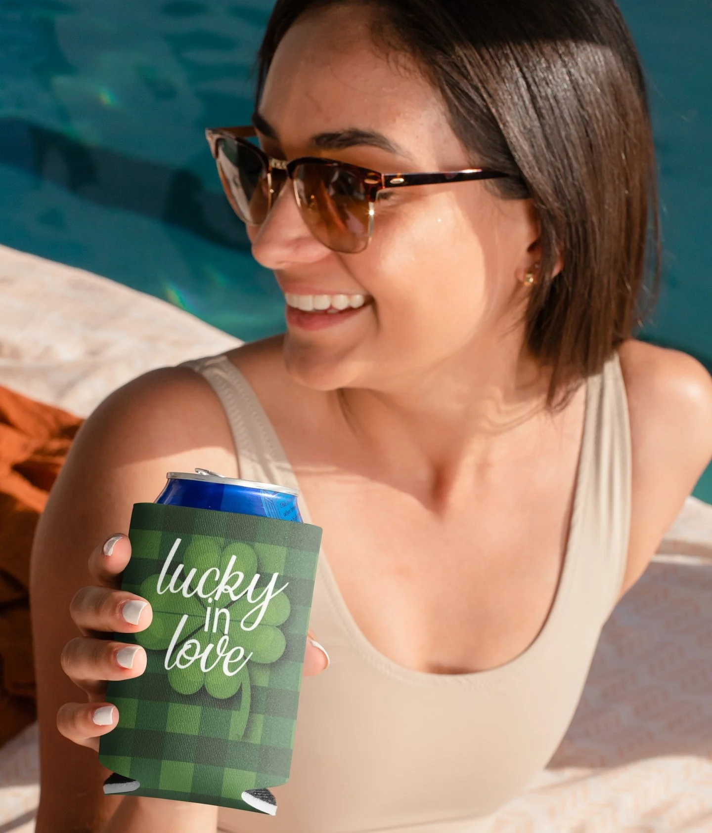 Lucky in Love Irish Bachelorette Party Can Coolers Pack