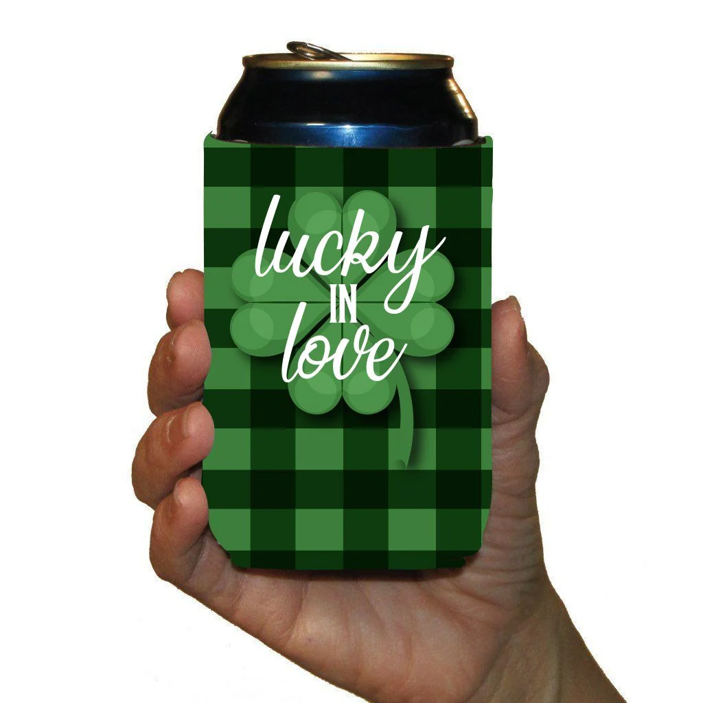 Lucky in Love Irish Bachelorette Party Can Coolers Pack - Image 3