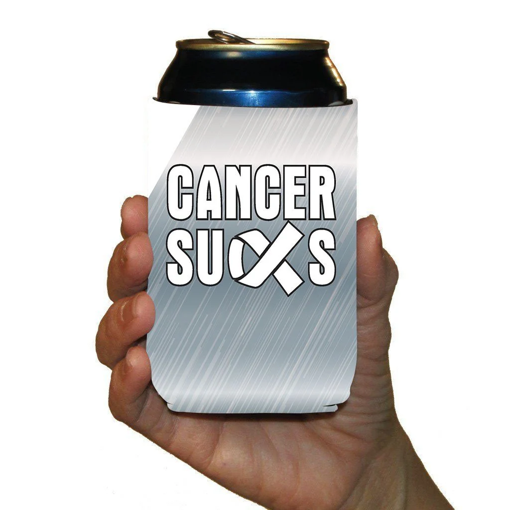 Lung Cancer Sucks Can Coolers - Image 3