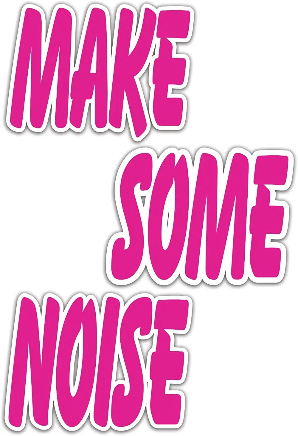 Make Some Noise' Cheerleader Cut Out Words - Image 20