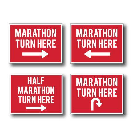 Red Marathon Race Yard Sign Package - Image 10