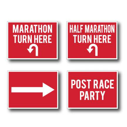 Red Marathon Race Yard Sign Package - Image 11