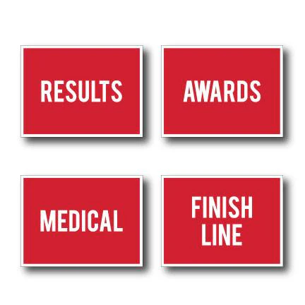 Red Marathon Race Yard Sign Package - Image 12