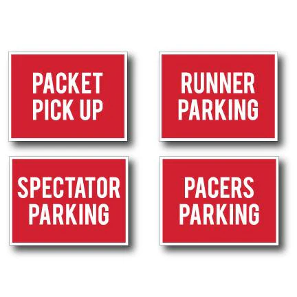 Red Marathon Race Yard Sign Package - Image 2