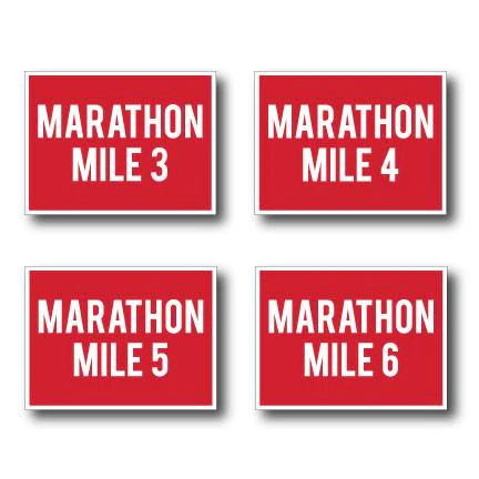 Red Marathon Race Yard Sign Package - Image 4