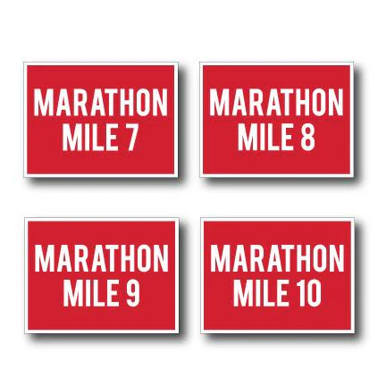 Red Marathon Race Yard Sign Package - Image 5