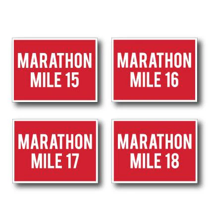 Red Marathon Race Yard Sign Package - Image 7