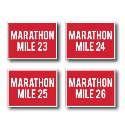 Red Marathon Race Yard Sign Package - Image 9