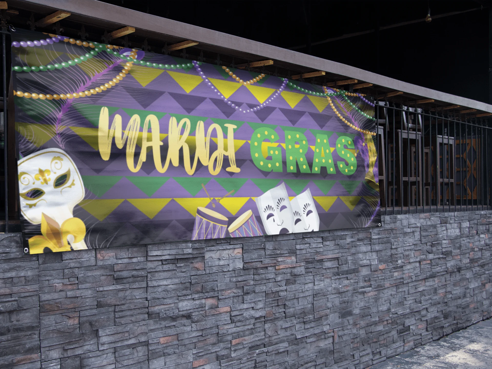 Mardi Gras Banner