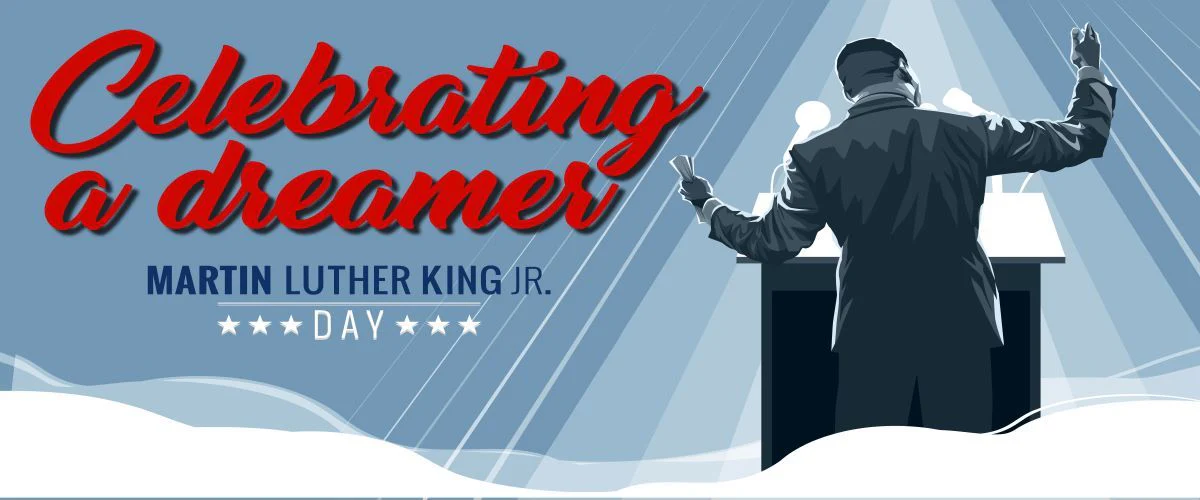Celebrating a Dreamer Martin Luther King Day Banner - Image 2