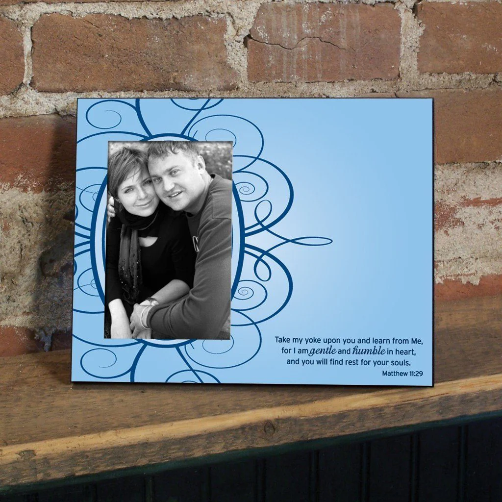 Matthew 11:29 Decorative Picture Frame