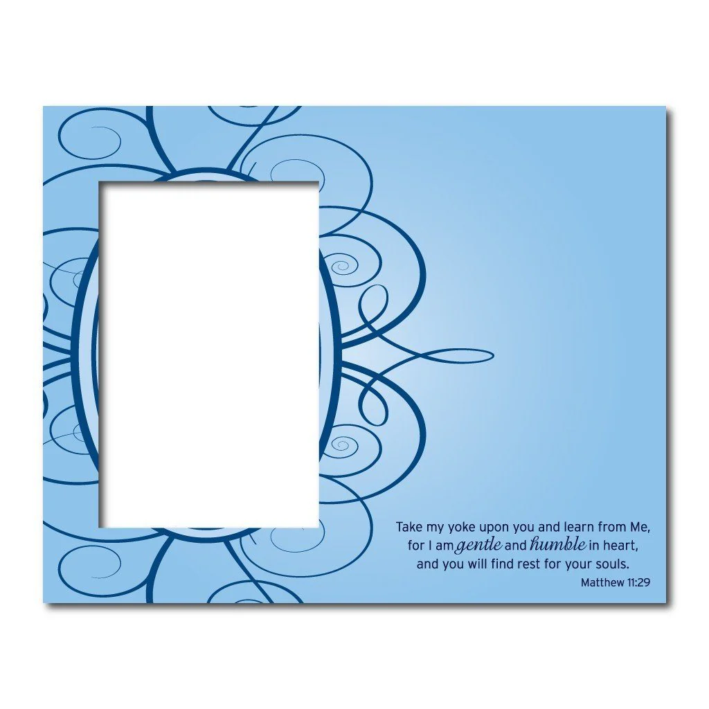 Matthew 11:29 Decorative Picture Frame - Image 2