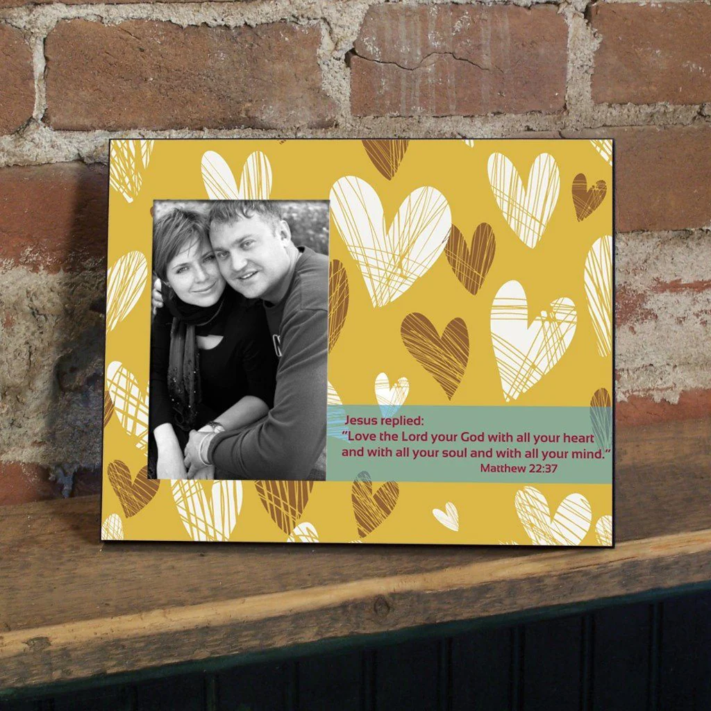 Matthew 22:37 Decorative Picture Frame