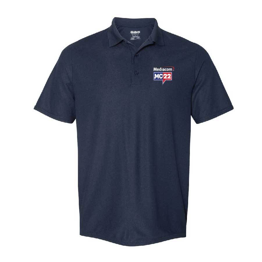 MC22 Men's Embroidered Performance® Double Pique Polo Shirt - Image 2