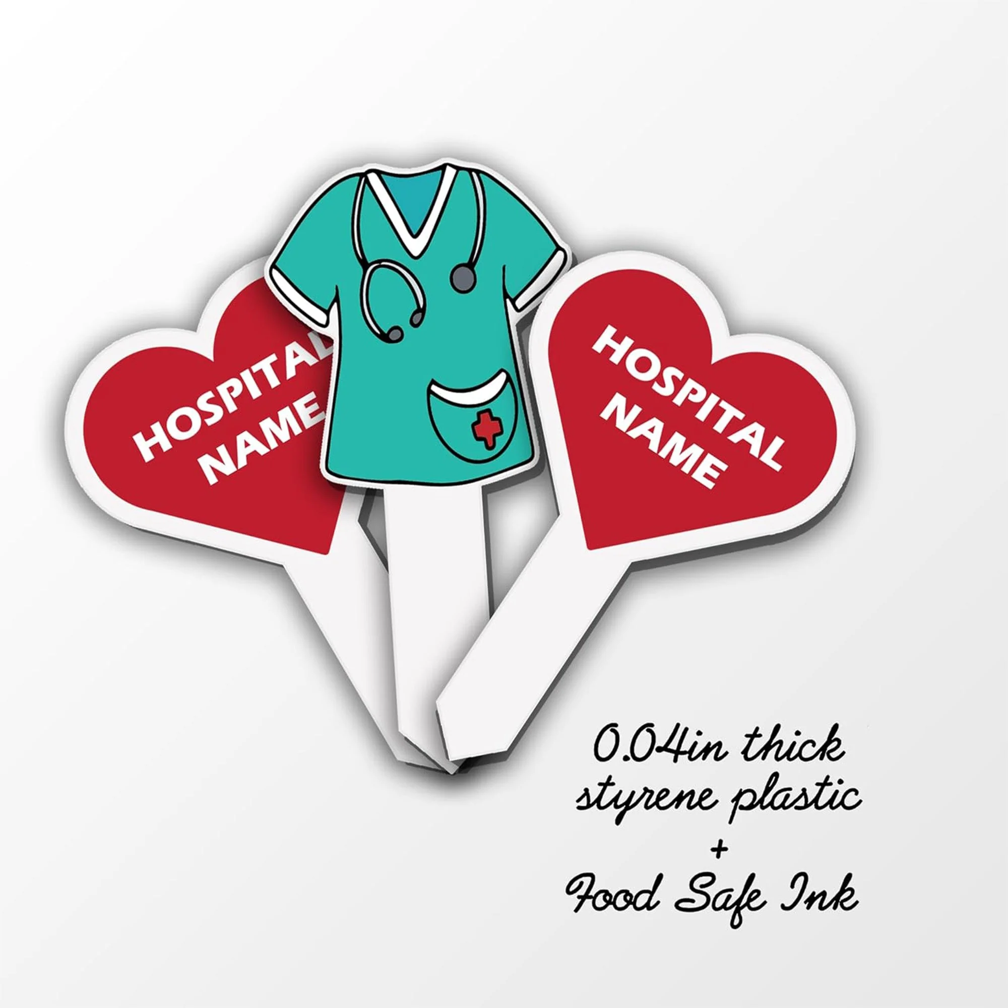 Medical Staff Appreciation Cupcake Toppers - Image 2