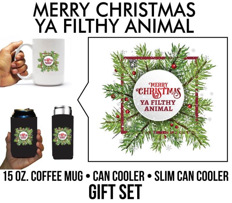 Merry Christmas Ya Filthy Animal Gift Set