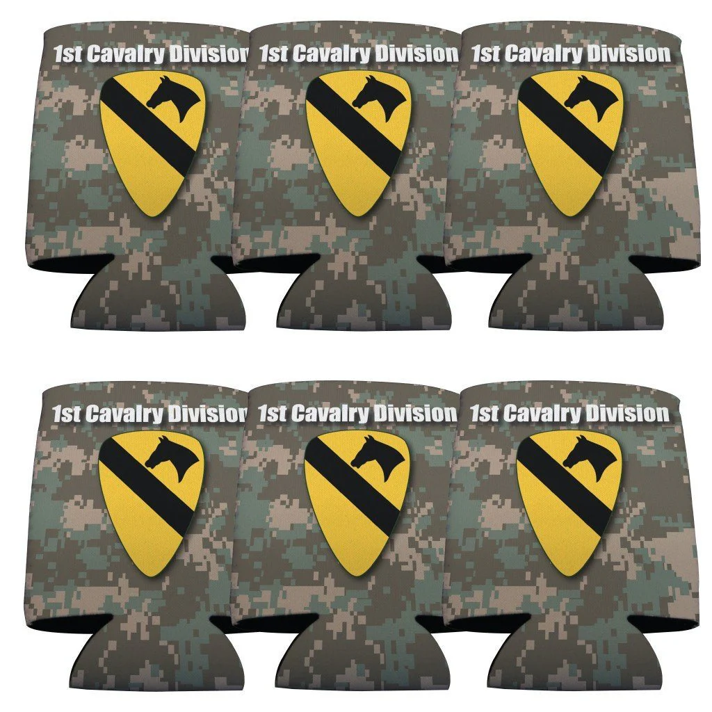 Military 1st Cavalry Division Can Cooler Set - Image 3