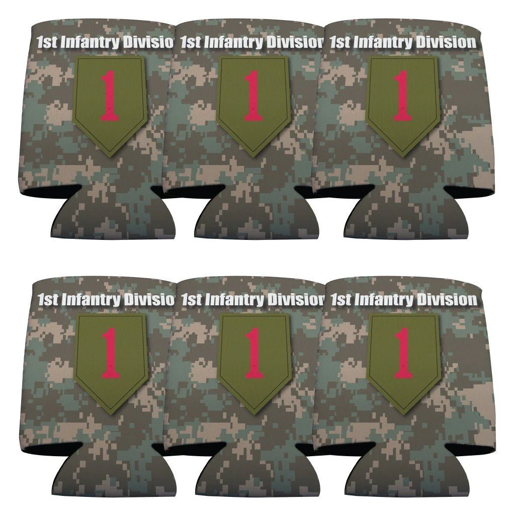 Military 1st Infantry Division Can Cooler Set - Image 3