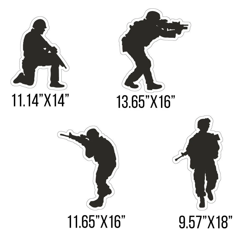 Military Theme Yard Greeting Accessories - 13 pc set - Image 5