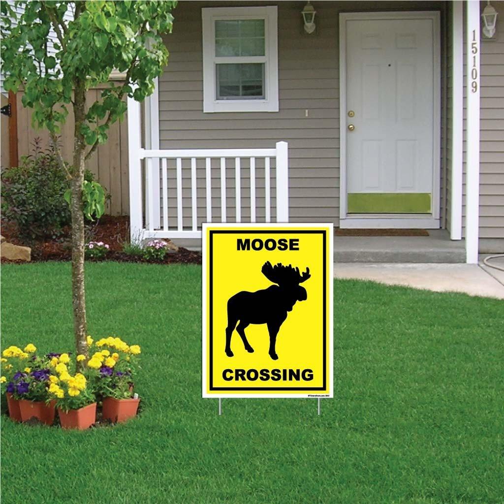 Moose Crossing Sign or Sticker - Image 5