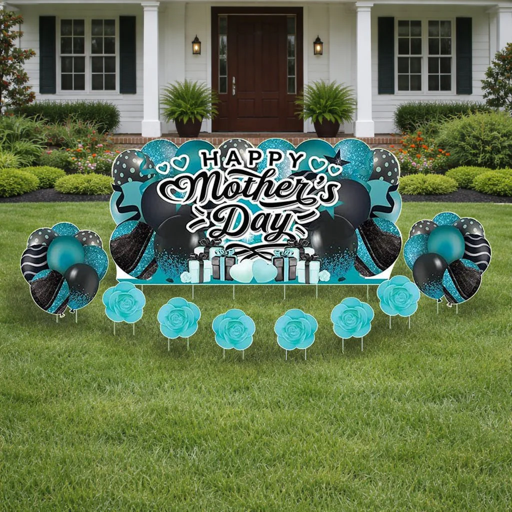 Happy Mother's Day Jumbo Lawn Sign – 36x72 Inch Outdoor Yard Decoratio - Image 5