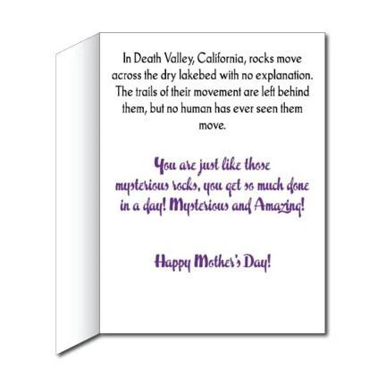 Giant Mysterious and Amazing Mother's Day Greeting Card - Image 3