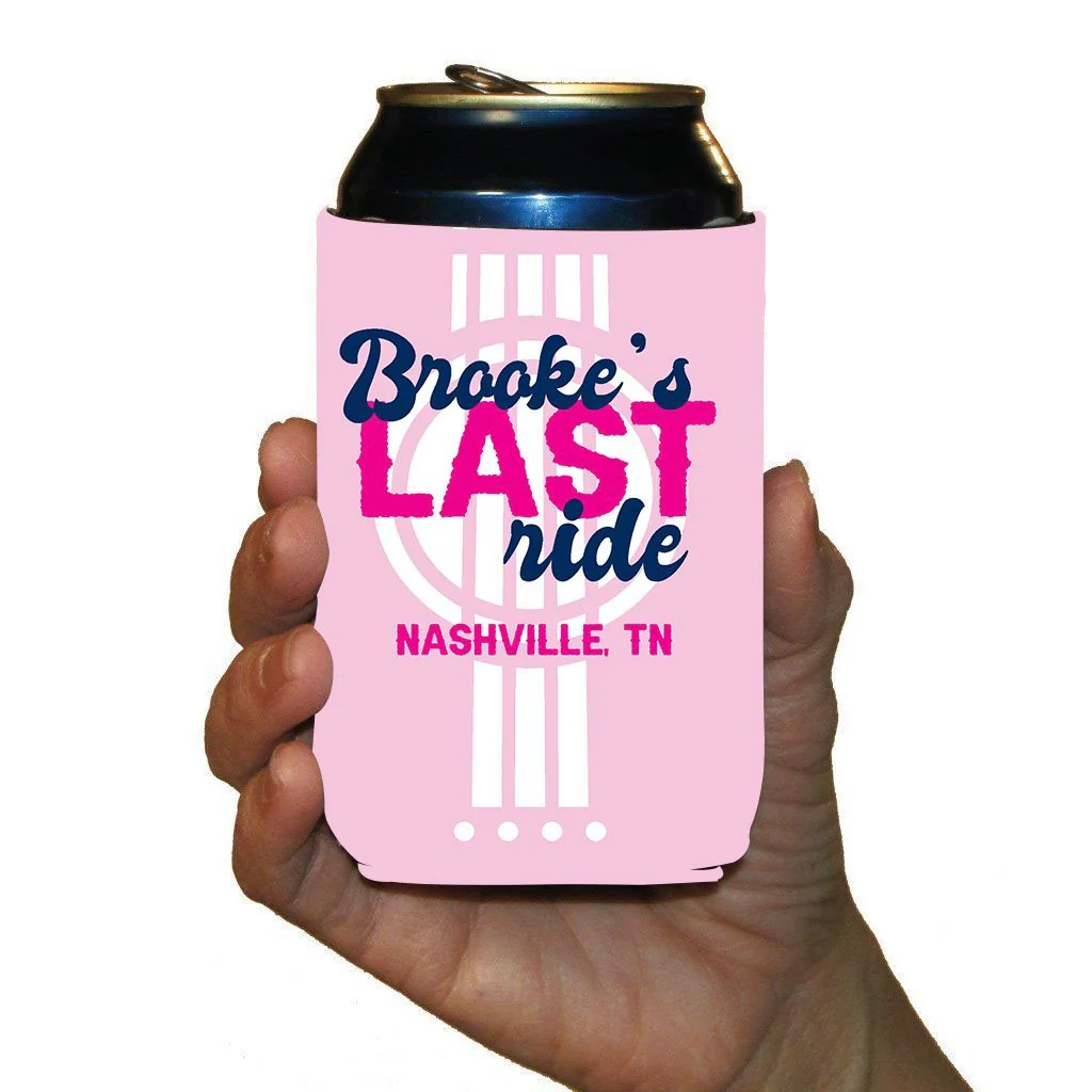 Let's Get Nashty Nashville Bachelorette Custom Can Cooler Set - Image 3
